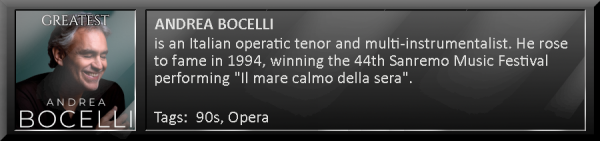 Andre Bocelli Radio